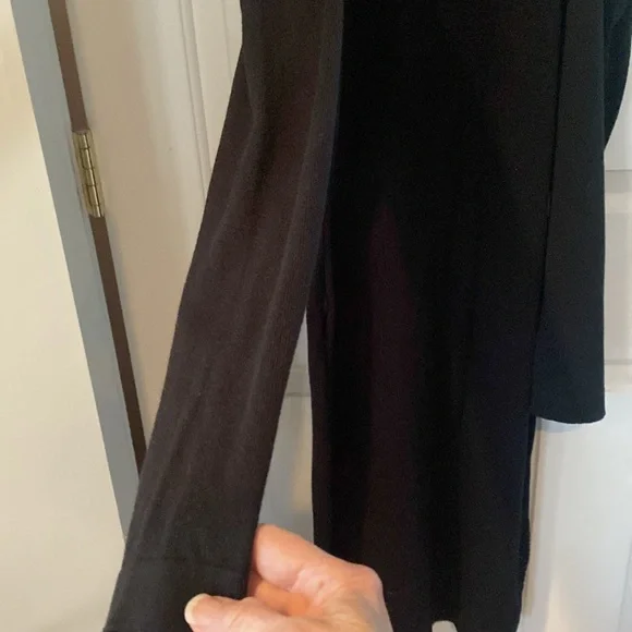 NWT Nicki Minaj Black Cold Shoulder long Midi/ Maxi Dress - Picture 3 of 7